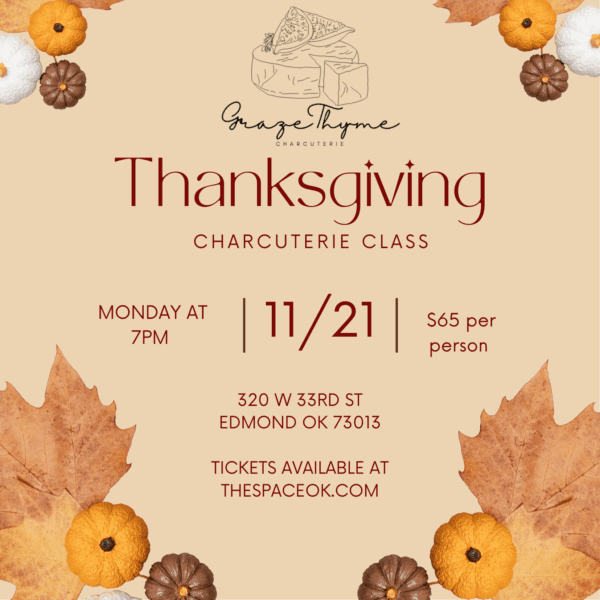 Thanksgiving Themed Charcuterie Class