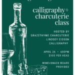 Girl's Night Out Charcuterie Class- April 26th, 6:30p
